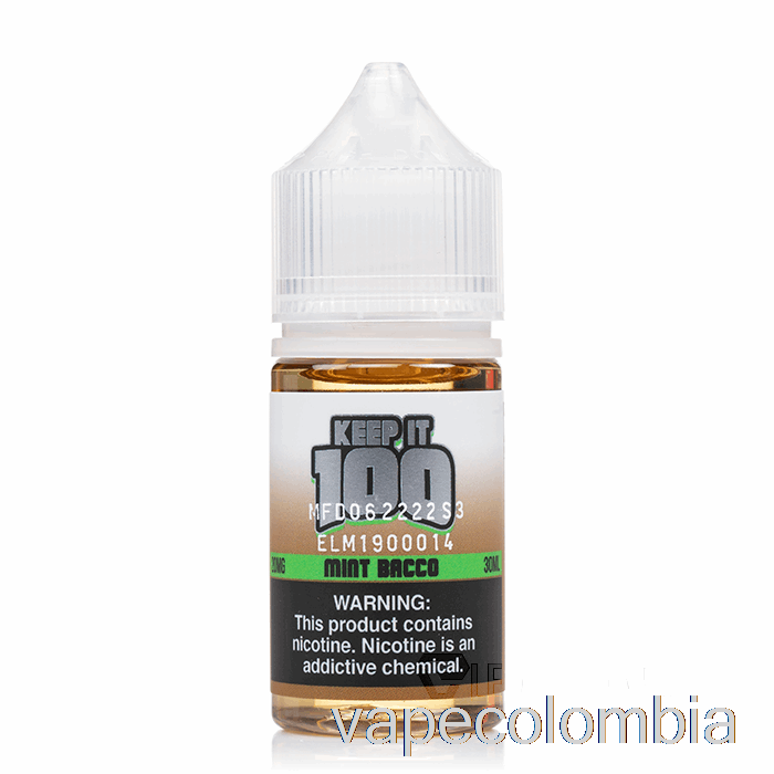 Sales De Bacco De Menta Recargables Vape - Keep It 100 - 30ml 20mg